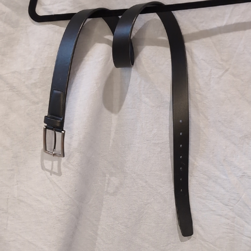 Men's Black Leather Belt